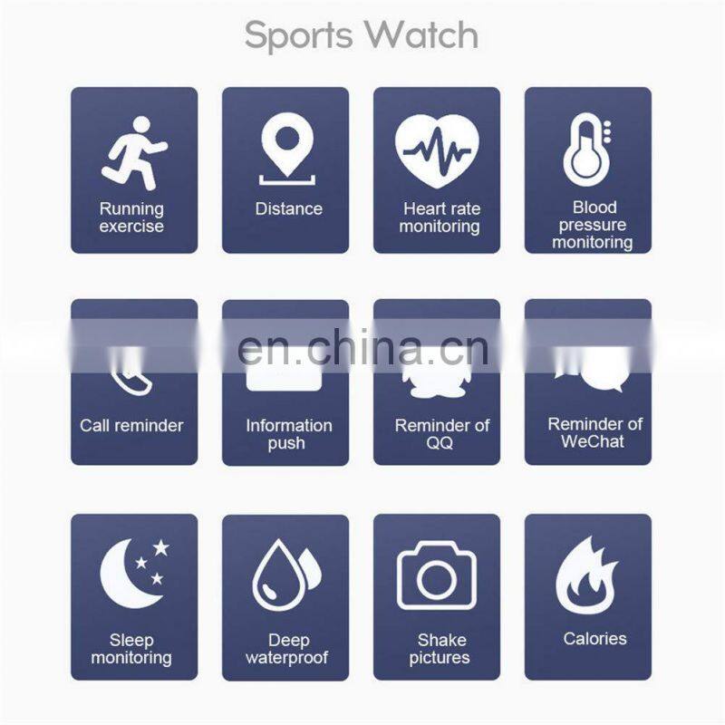 Blood Pressure Heart Rate Monitor D13 watch smart bracelet 116 plus