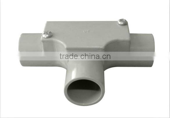 PVC Pipe Conduit Fittings Inspection Tee