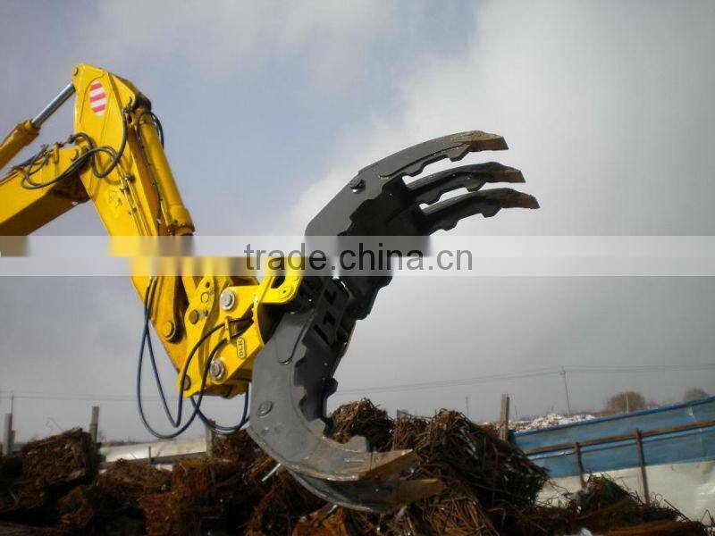12-16 ton Hitachi Sunward Komatsu Kobelco Excavator Grapple, Hydraulic Grapple, Rotating Grapple, Grabs, Woods Log Grapple