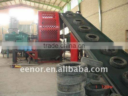 low price hot sale high quality Waste tire shredding machine for rubber powder