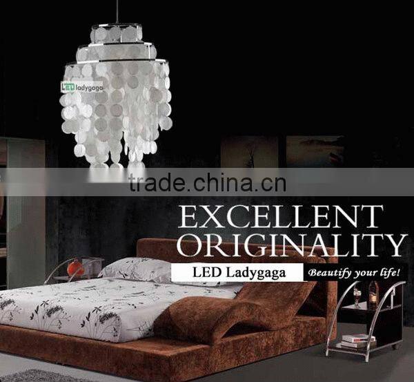 Beautiful Colorful Capiz Shell Chandelier