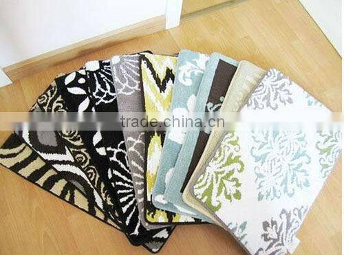 2013 Fashion New design 100% polyester products footprint mat
