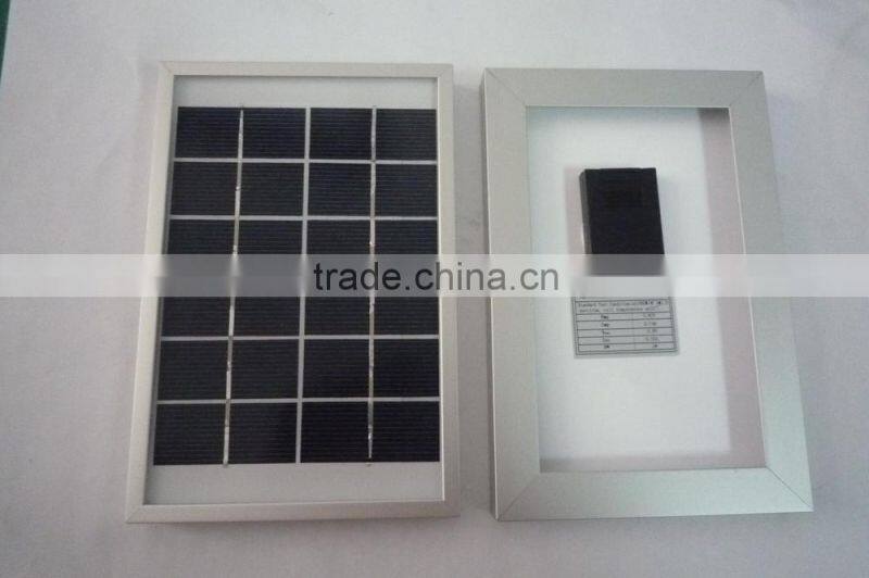 mini solar panel 6v , solar module 6v 2w solar manufacturer