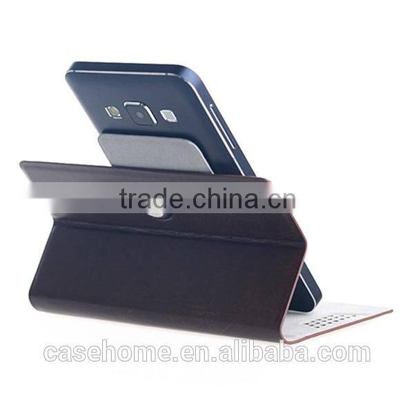 360 Degree PU Leather Standing Flip Case for Samsung Galaxy A3