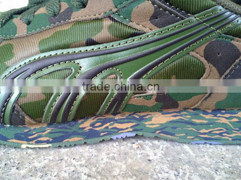 Men's and women's marathon digital military training army camouflage jogging shoes fan motor running shoes