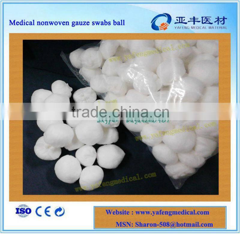 Supply best quality non-woven medical balls