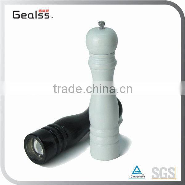 Manual Beech Wooden Pepper Mill Wooden Pepper Grinder