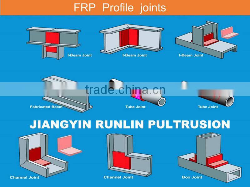 High Quality FRP Profiles frp rod frp channel