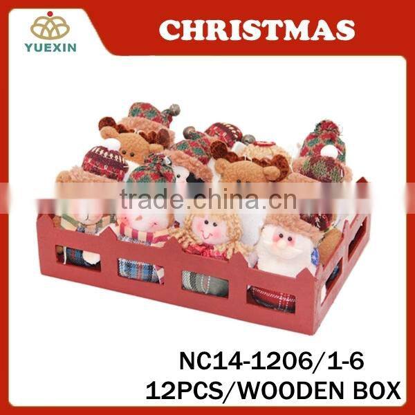 2015 Promotion Gift 4 inch Christmas Hanging Ornament