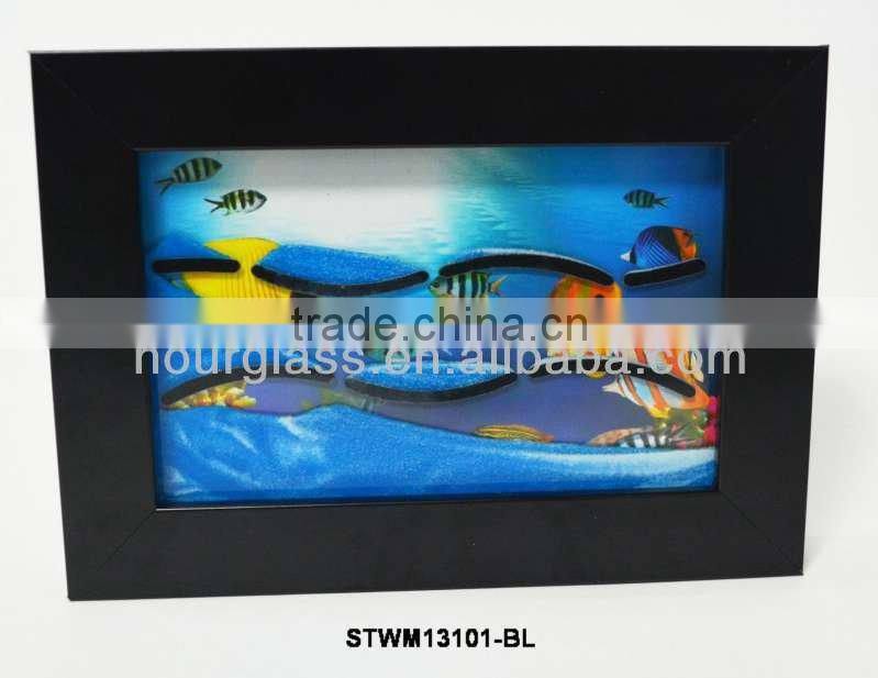 Drifting Sandscapes Art In Motion,Moving sand pictures with mirror backside