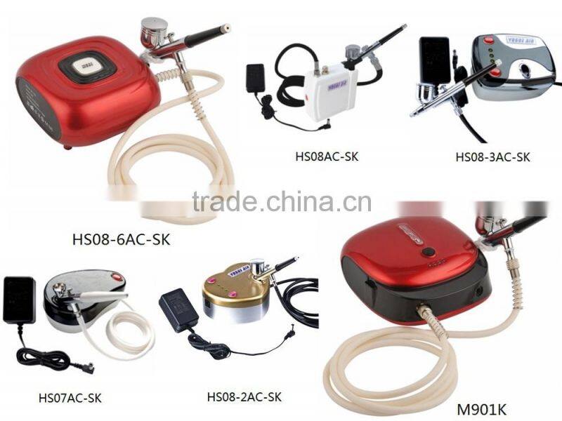 HS08AC-SKC nail art air brush machine kit