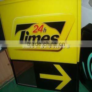 Vacuum thermoforming factory PP PE stand for Nestle sign board