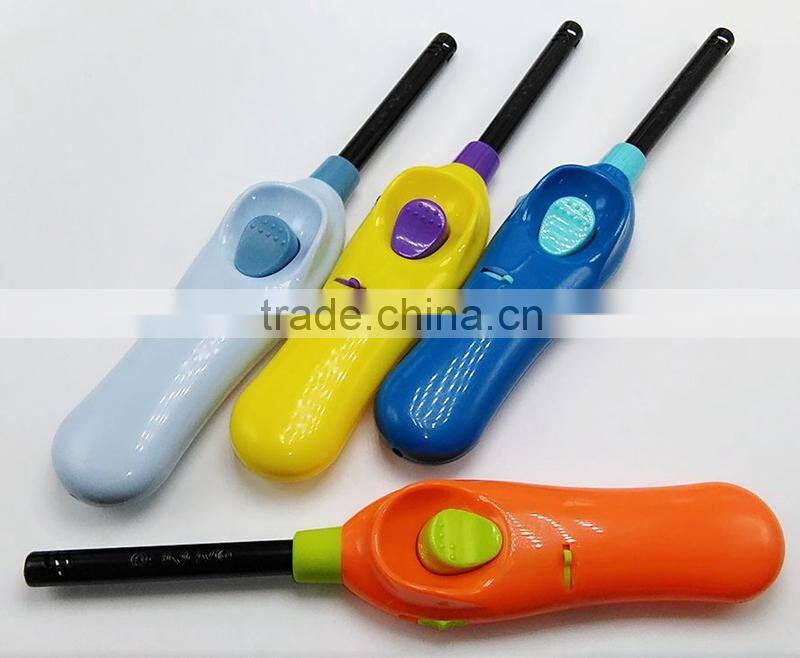 Long gas jet flame lighter refillable for kitchen