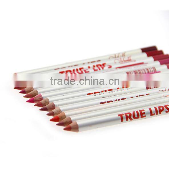 MENOW Makeup Hot Selling Wood Lip liner Pencil,Turelips liner Set