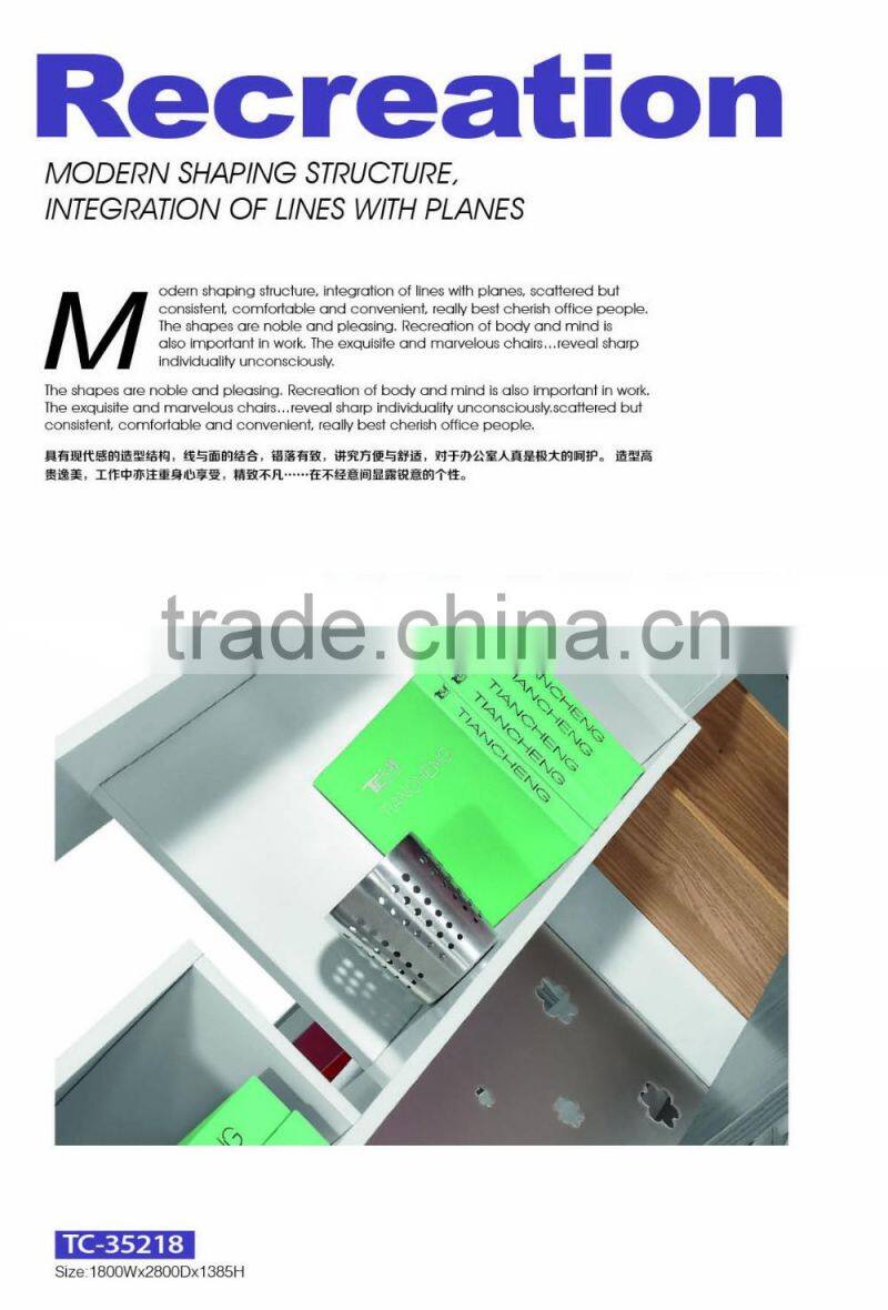 latest design office desk modern mdf for 2 people TC90