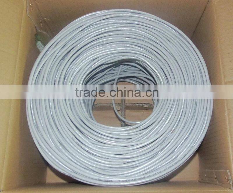 Underground Outdoor Waterproof CAT5e Cat6 UTP LAN Cable Vertical Cable Go Green CCA CCS PE PVC Jackets