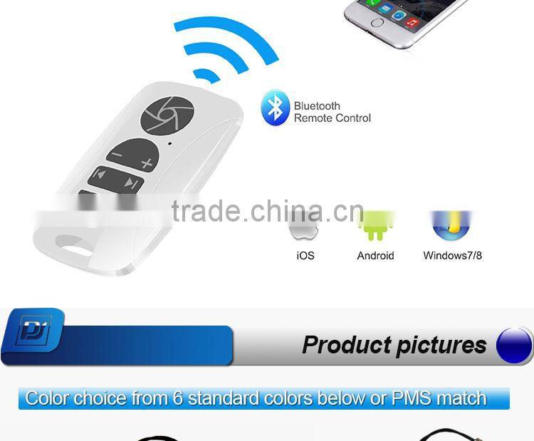 Remote Control Music / Volume Control Photography Helper Bluetooth Media Remote Controller Music PlayerBuilt-in Lithium Battery