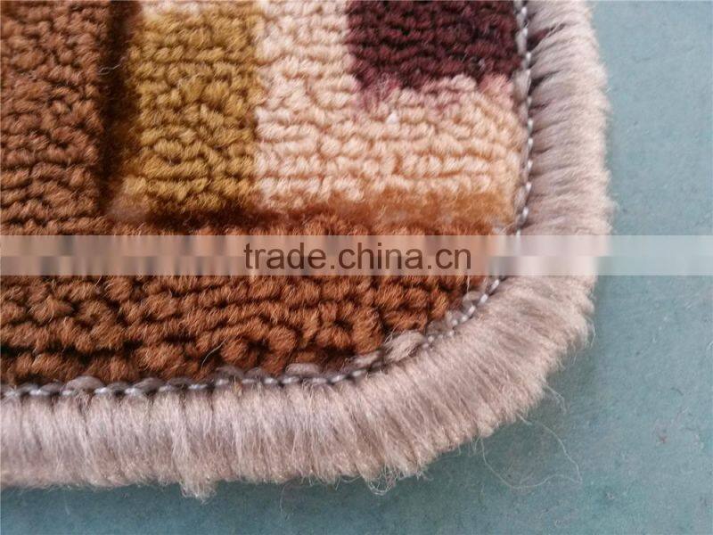 Multifunctional polyester loop pile printed logo mat