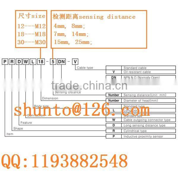 Autonics sensor PRD18-14DN 14mm long distance sensing proximity sensor M18