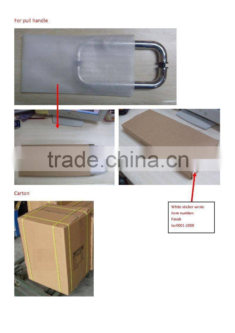 DIY style commercial stainless steel pull handle for glass door / Timber door