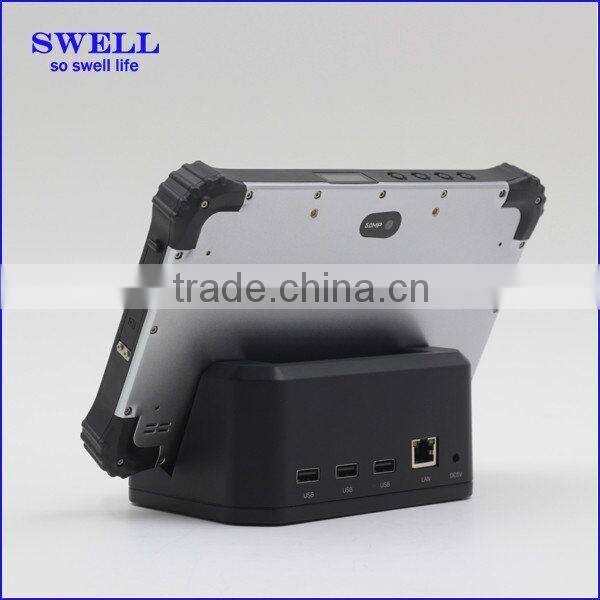 window/android OS NFC 1D/2D handheld barcode scanner 8inch 4G dual WIFI NFC rugged fingerprint tablet pc I82