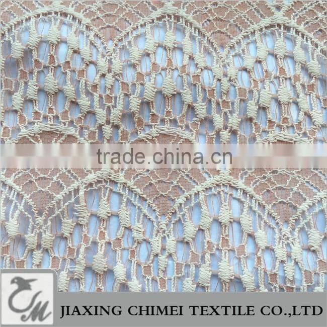 two tone color jacquard lace