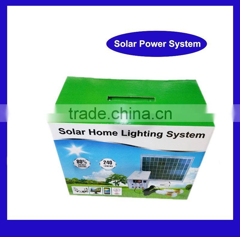 10W Home lighting DC 12V Solar Power System Solar Kits