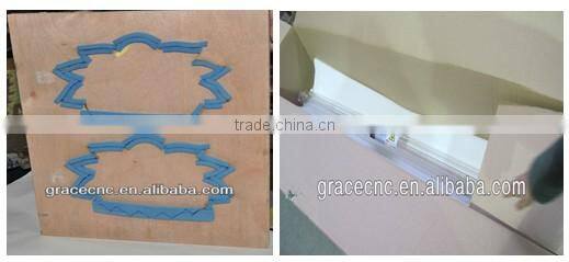 china co2 plywood wooden die board laser cutting machine G1218