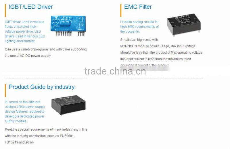 New and original Mornsun WRF0512P-6W