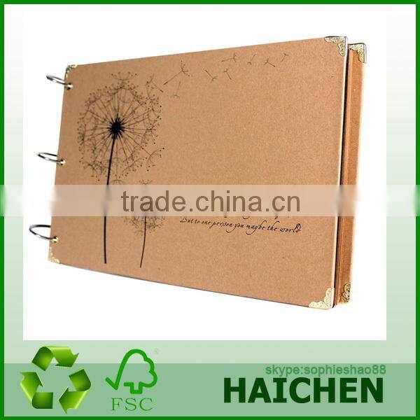 3-ring pocket HUNTER-GREEN album for 504 photos - 4"x6"