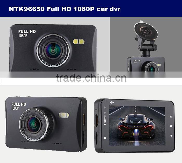 NTK96650 full hd 1080p car dvr with G-sensor and WDR