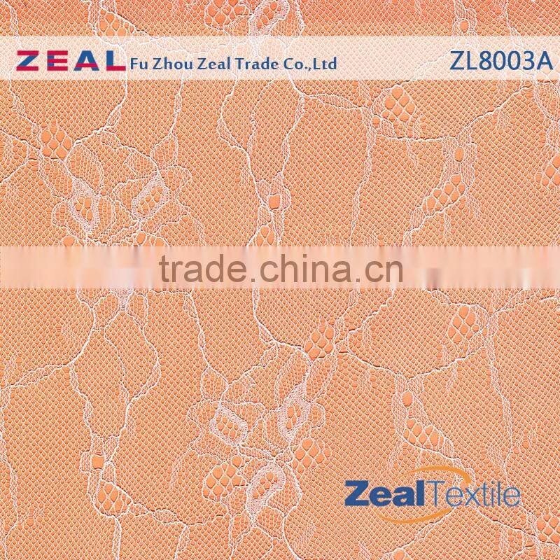 Colorful pretty unique pattern bridal veil heavy african voile lace