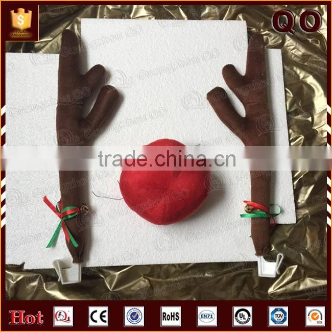 Christmas ornament red nose and deer antlers for sale