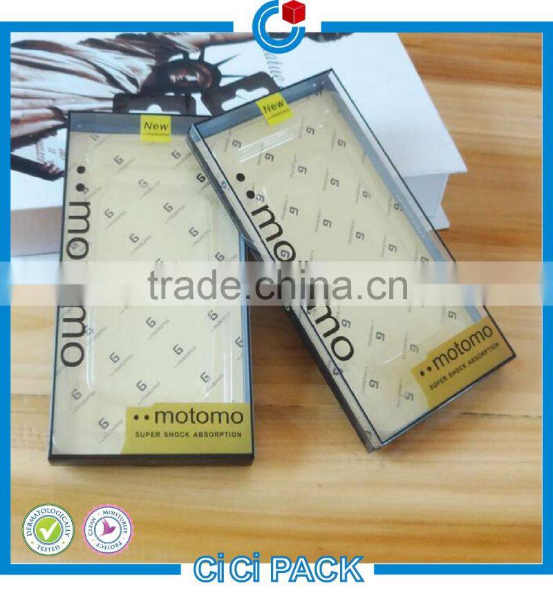 Empty Retail Package Plastic Box Packaging For iPhone Samsung Galaxy Mobile Phone Leather Case