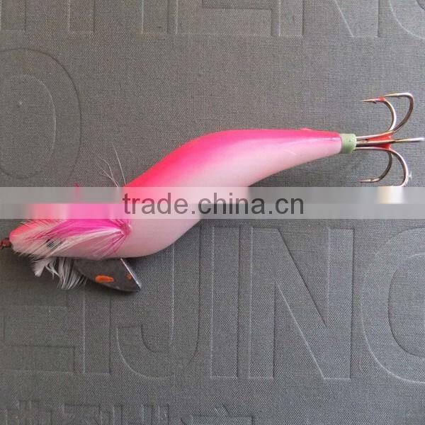 New orange with yellow Paint Squid jig