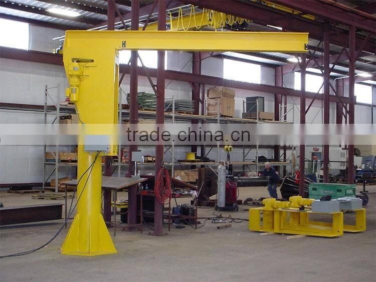 High-Duty Customized 0.25~10 ton free standing 360 degree rotating jib crane