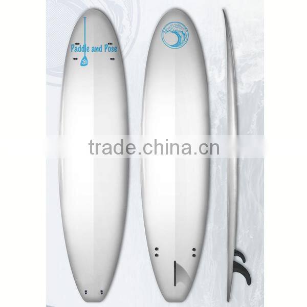 WHITE-Blue cheaper YOGA sup board/ yoga longboard/ Yoga accessories