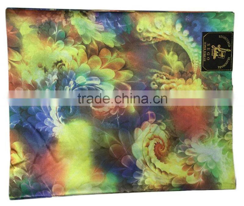 2016 hotsale African Nigeria new Embroideried Multicolor Sego Headtie