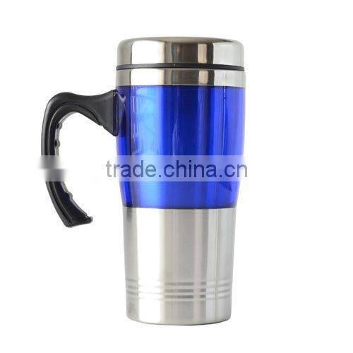 hot sale stainless steel vacuum travel mugs/auto thermos mug/stainless steel auto mug 400ML 450ML 500ML