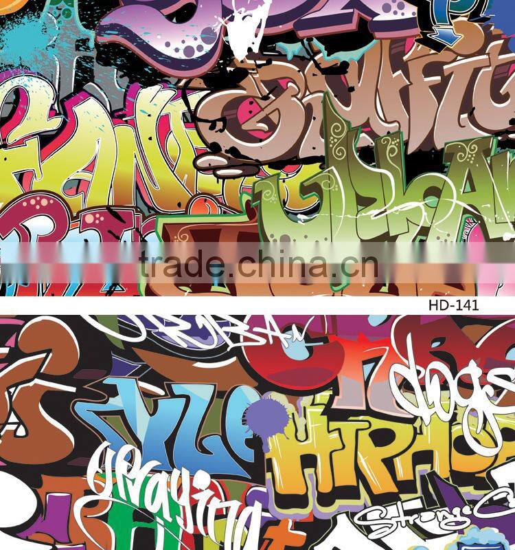 HD-143 Hot Sale Air Bubble Free Car Bomb Sticker Wrapping Adhesive Sticker PVC