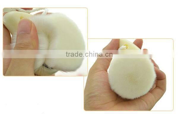 New Design 450000pcs the Finest Synthetic Hair Free Sample Light Yellow Washing Face Brush