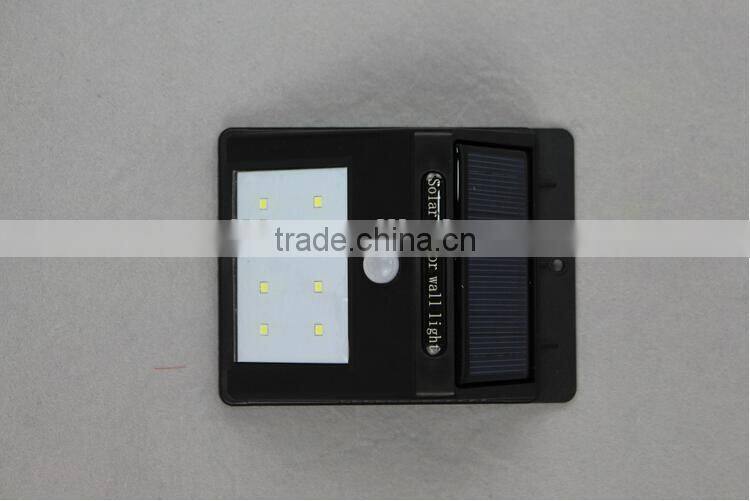 10 pcs security LED triangle wall light ,Solar motion sensor wall light with 10 LED, Solar wall lamp with SMD 2835 10PCS LED