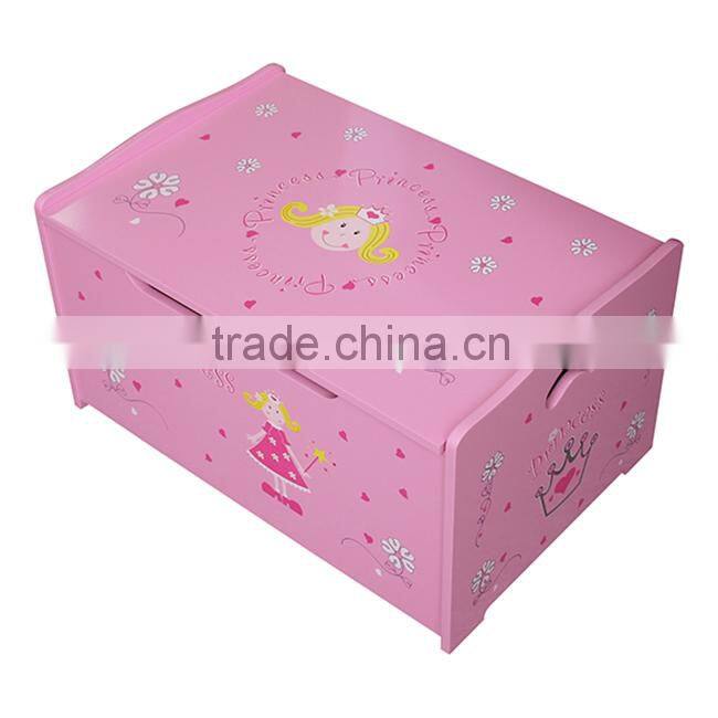 Wood cartoon pattern printed toy storage box,kid favourite fancy storage boxes,OEM available