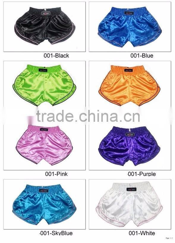 Women Muay Thai Boxing shorts Supplier, Color Purple, Style#001