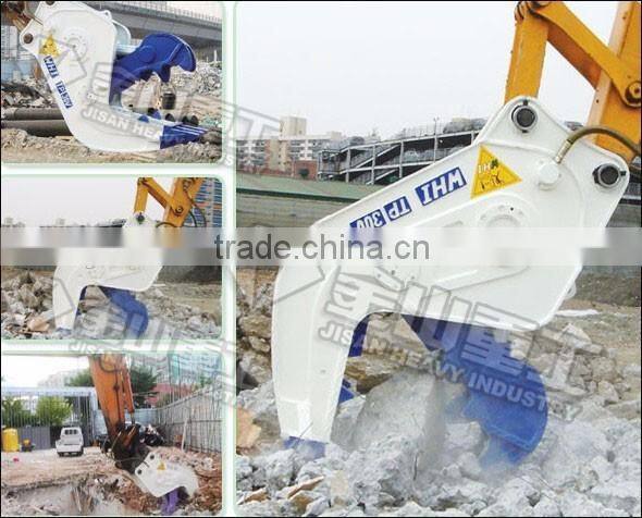 Korean technology powerful hydraulic concrete pulveriser for 20 ton excavator