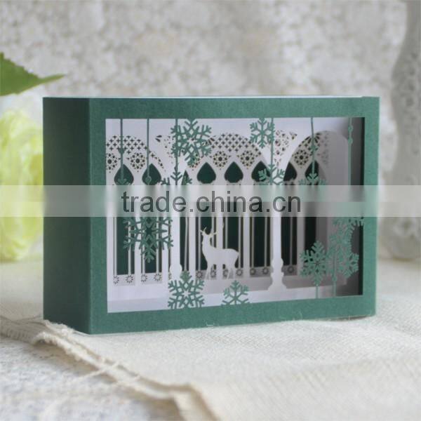 Pop up card happy new year greeting cards seasons greeting 3D pop up card