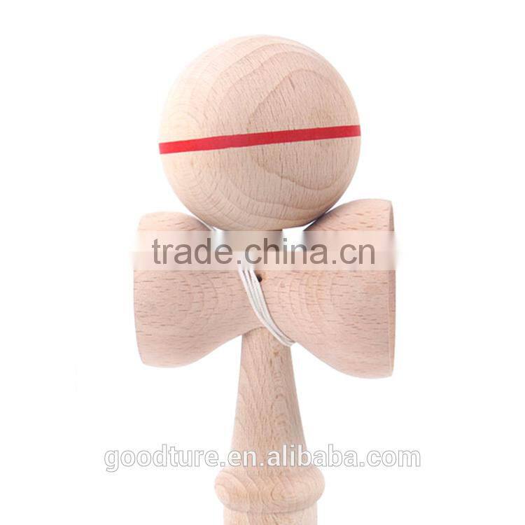 Solid Wood Beechwood Kendama Fine Polished Wooden Kendama
