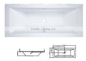 2013 Hot sale protable square standard bathtub