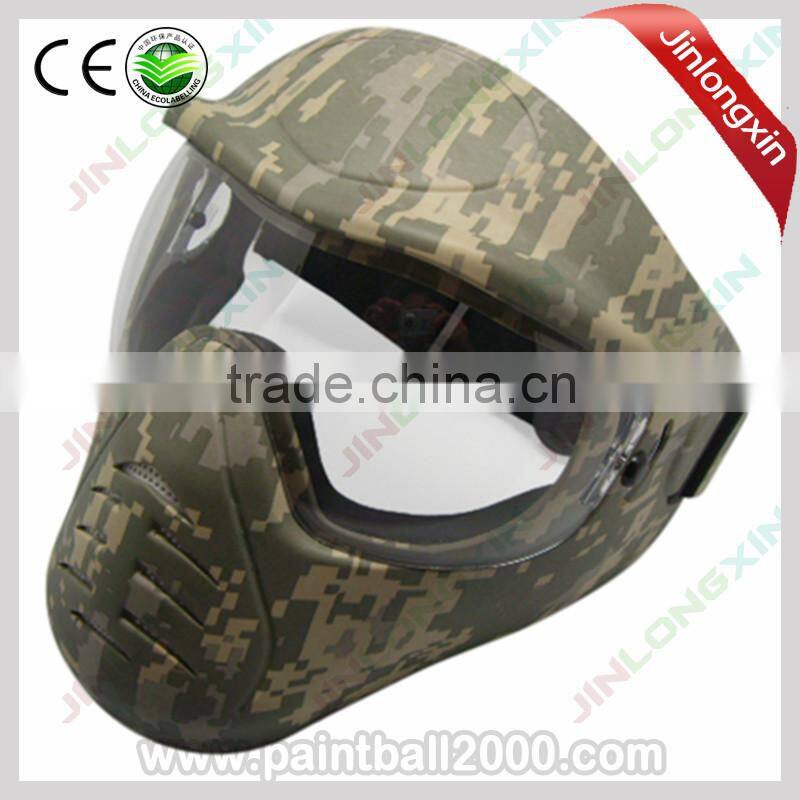 Paintball anti-fog mask DIGITAL ACU CAMO with single lens