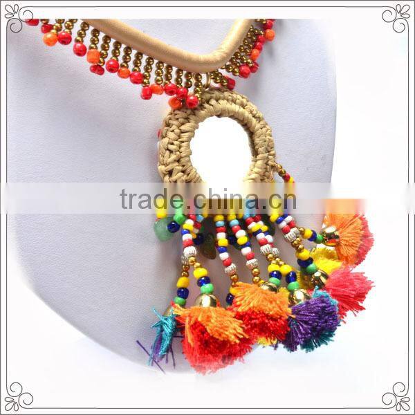 Tassel Pendant Ethnic Necklace for Women